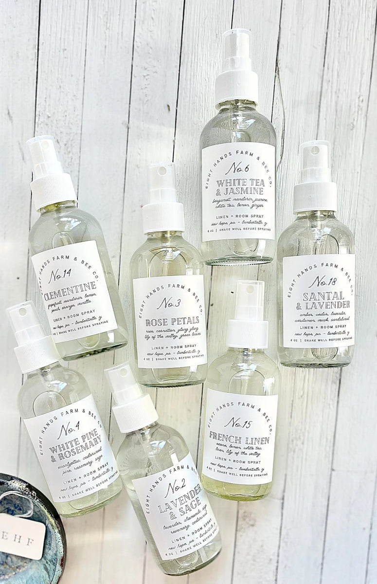 Room & Linen Sprays – Eight Hands Farm & Bee Co